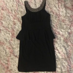 Jackie Jon New York Black peplum Dress Size 12